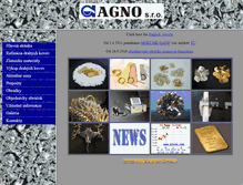 Tablet Screenshot of agno.sk